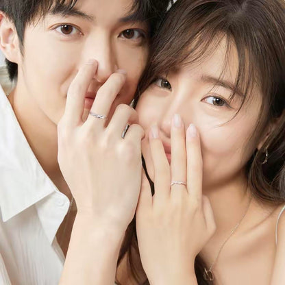 แหวนคู่รัก เรียบหรูมีระดับ ปรับขนาดได้ 2306