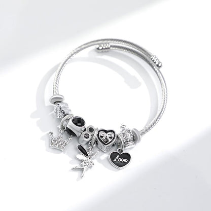 สร้อยข้อมือแฟชั่น ดีไซน์เรียวบาง พร้อมกล่องของขวัญ | Slim Fashion Bracelet with Gift Box
