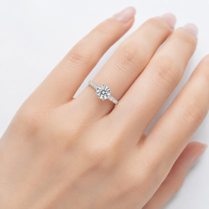 แหวนวิบวับ สำหรับคู่รัก ปรับขนาดได้ 2362