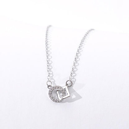 สร้อยคอจี้หัวใจคู่ เรียบหรูน่ารัก 2576