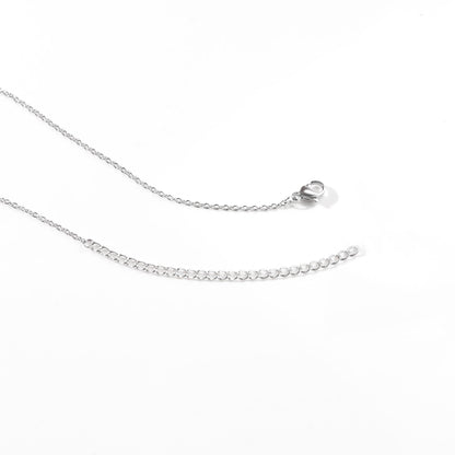 สร้อยคอจี้หัวใจสีชมพู วิบวับหวาน 2550